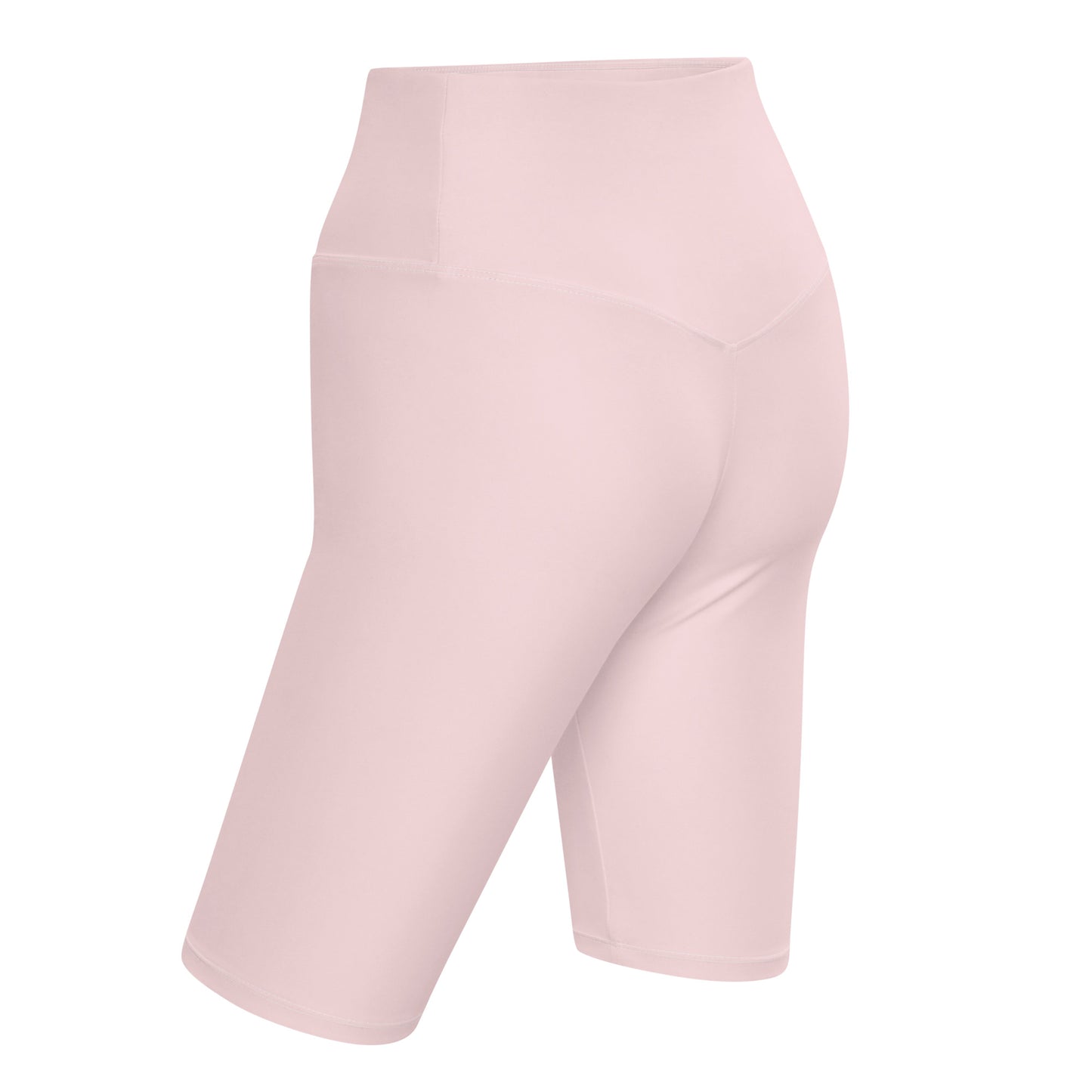 Pastel Pink High-Rise Biker Shorts - Activewear Well
