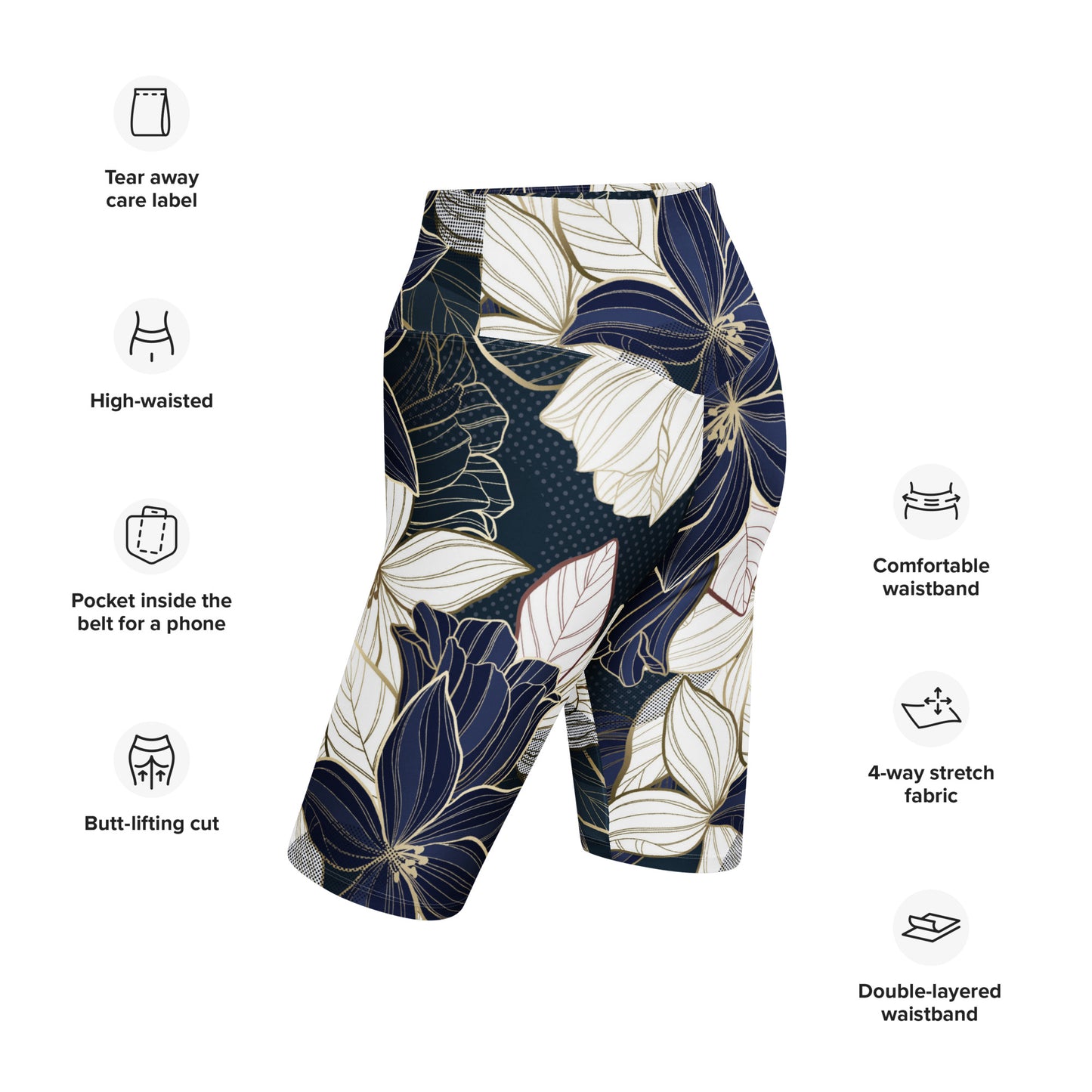 Charlene High-Rise Biker Shorts - Activewear Well