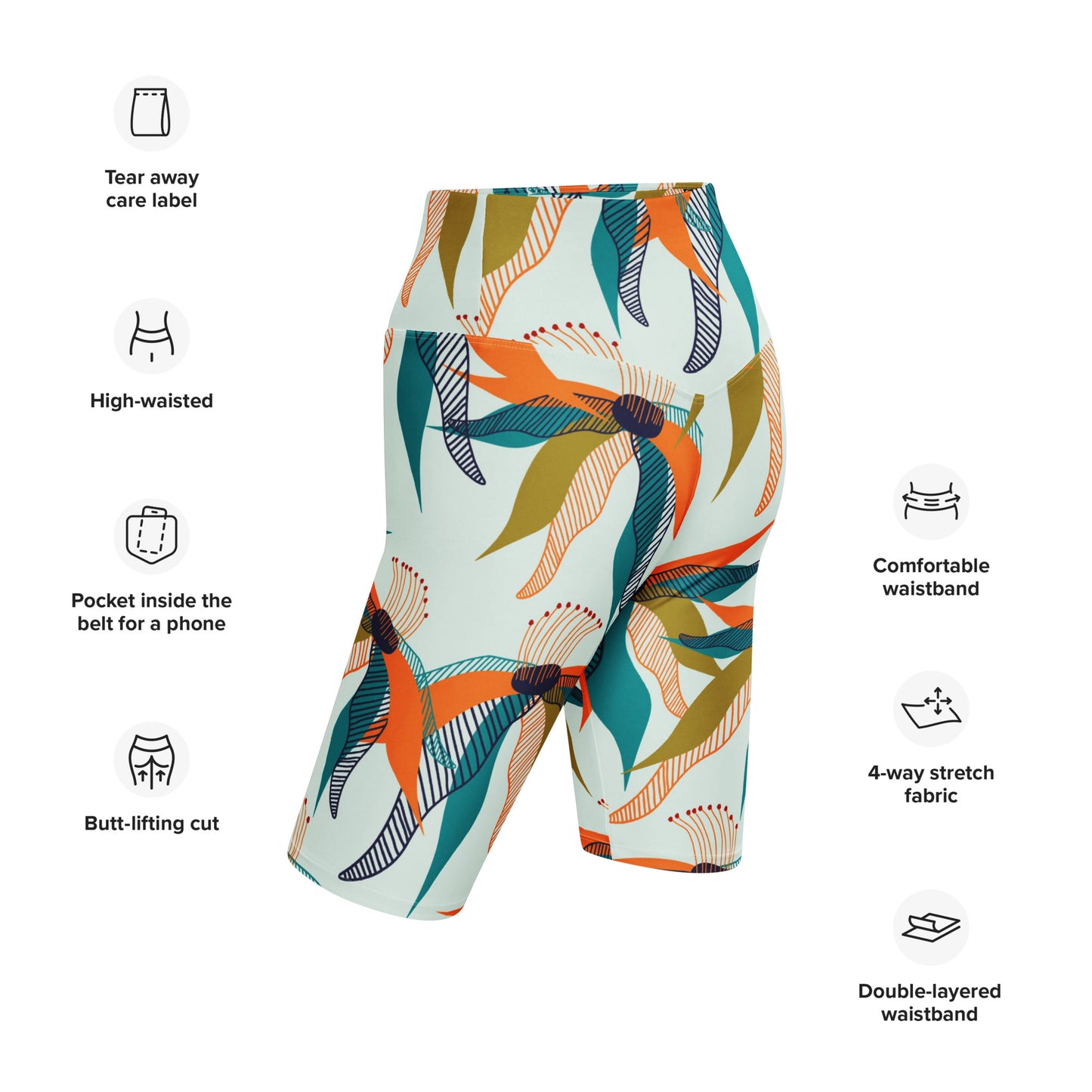 Destiny High-Rise Biker Shorts - Activewear Well
