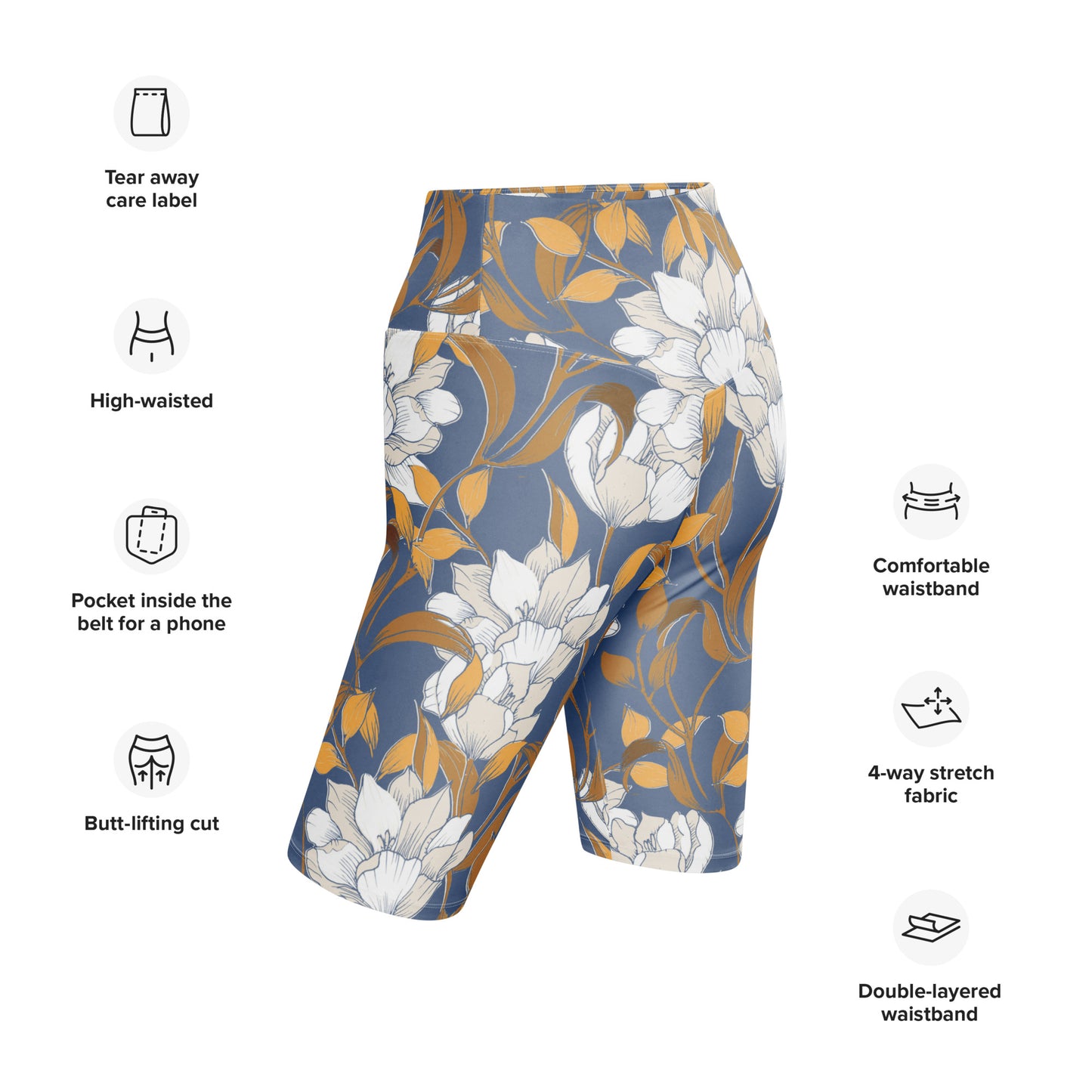 Kristen High-Rise Biker Shorts - Activewear Well
