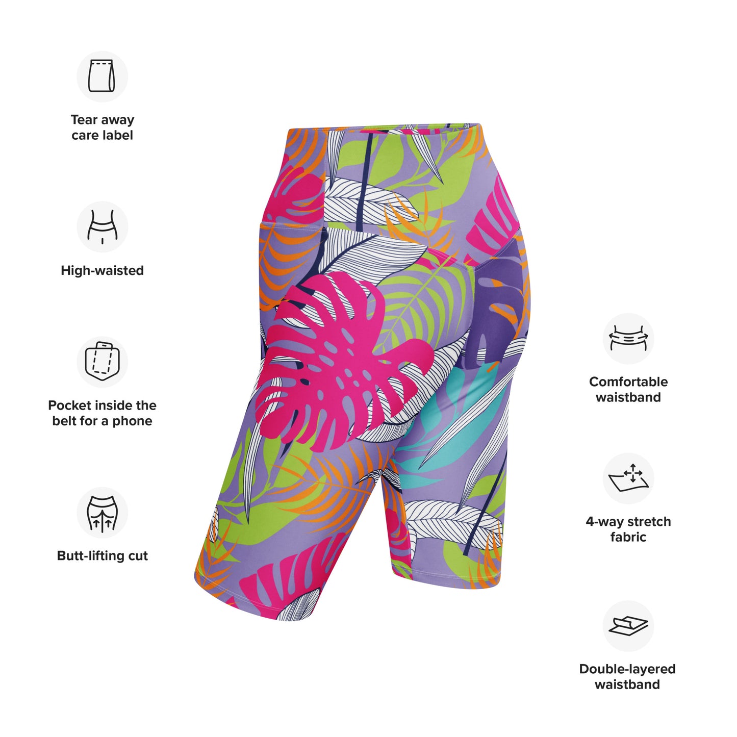 Zoe High-Rise Biker Shorts - Activewear Well