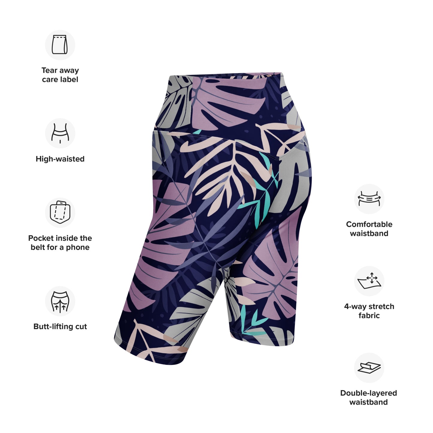 Sarah High-Rise Biker Shorts - Activewear Well