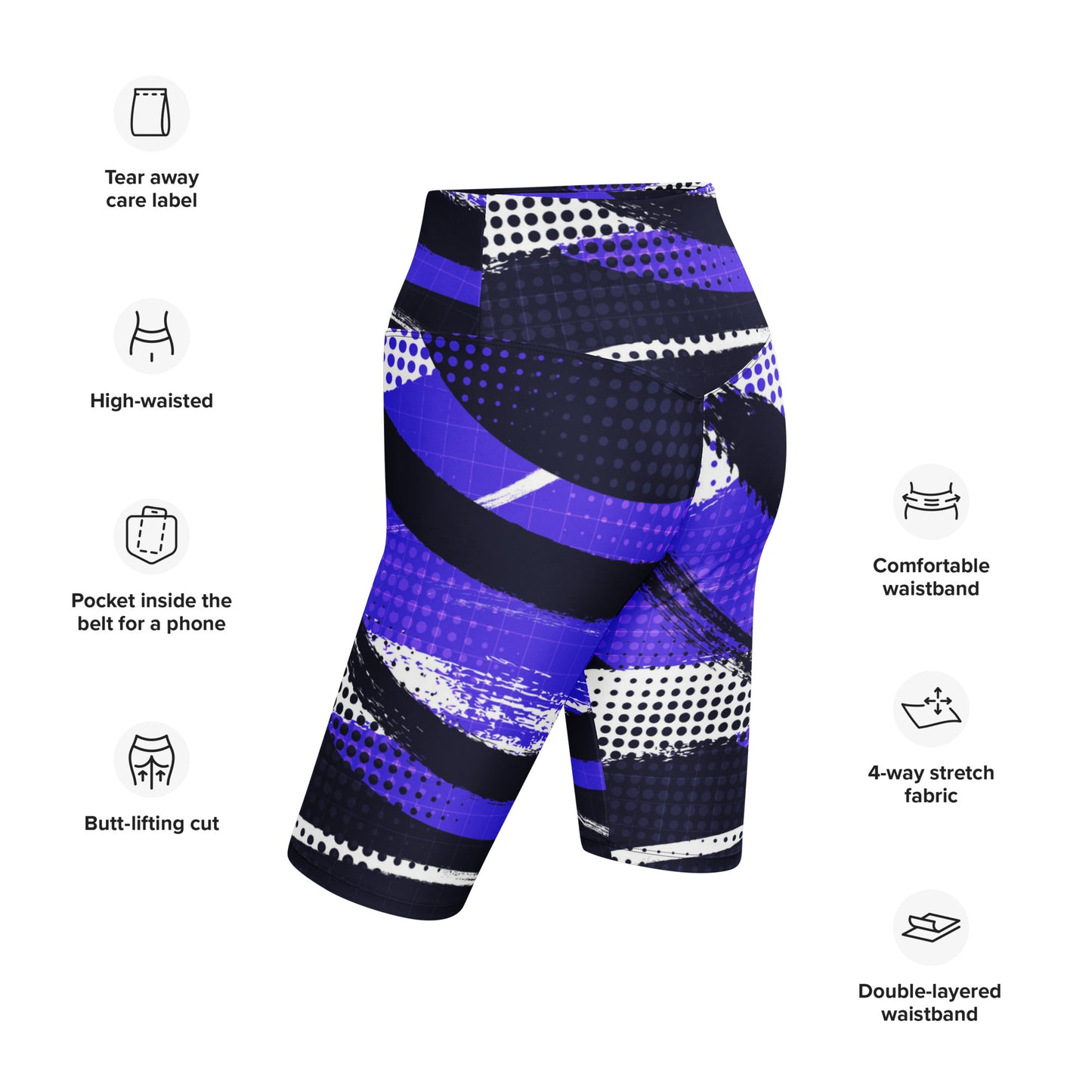 Claire High-Rise Biker Shorts - Activewear Well