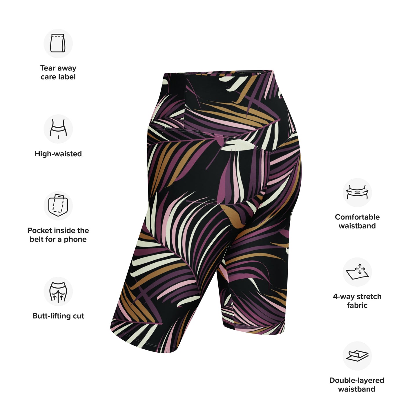Jasmine High-Rise Biker Shorts - Activewear Well