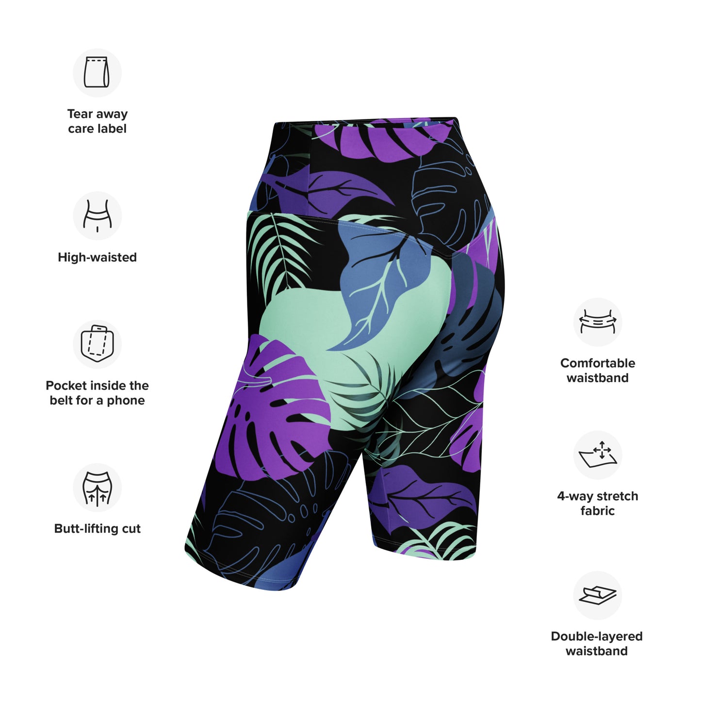 Olivia High-Rise Biker Shorts - Activewear Well