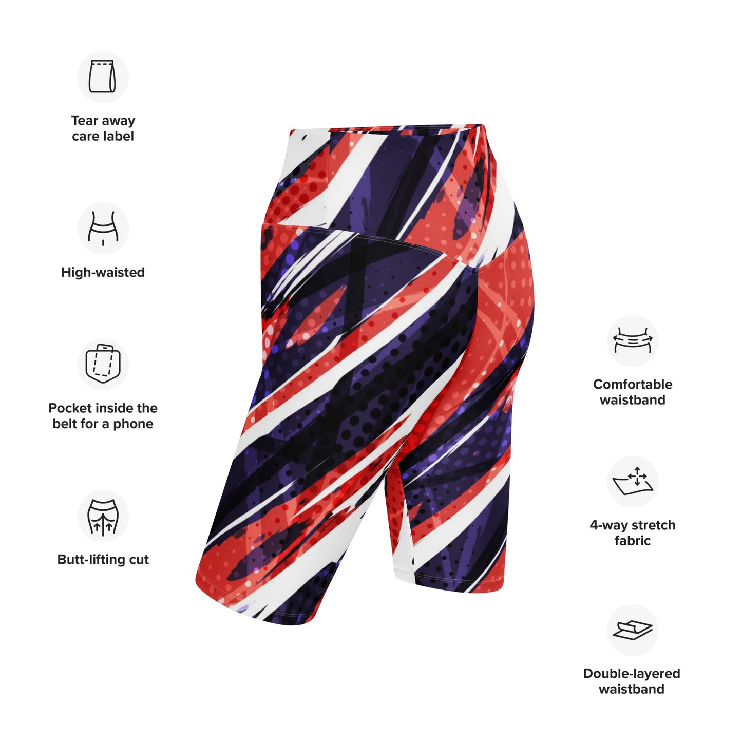 Meredith High-Rise Biker Shorts - Activewear Well