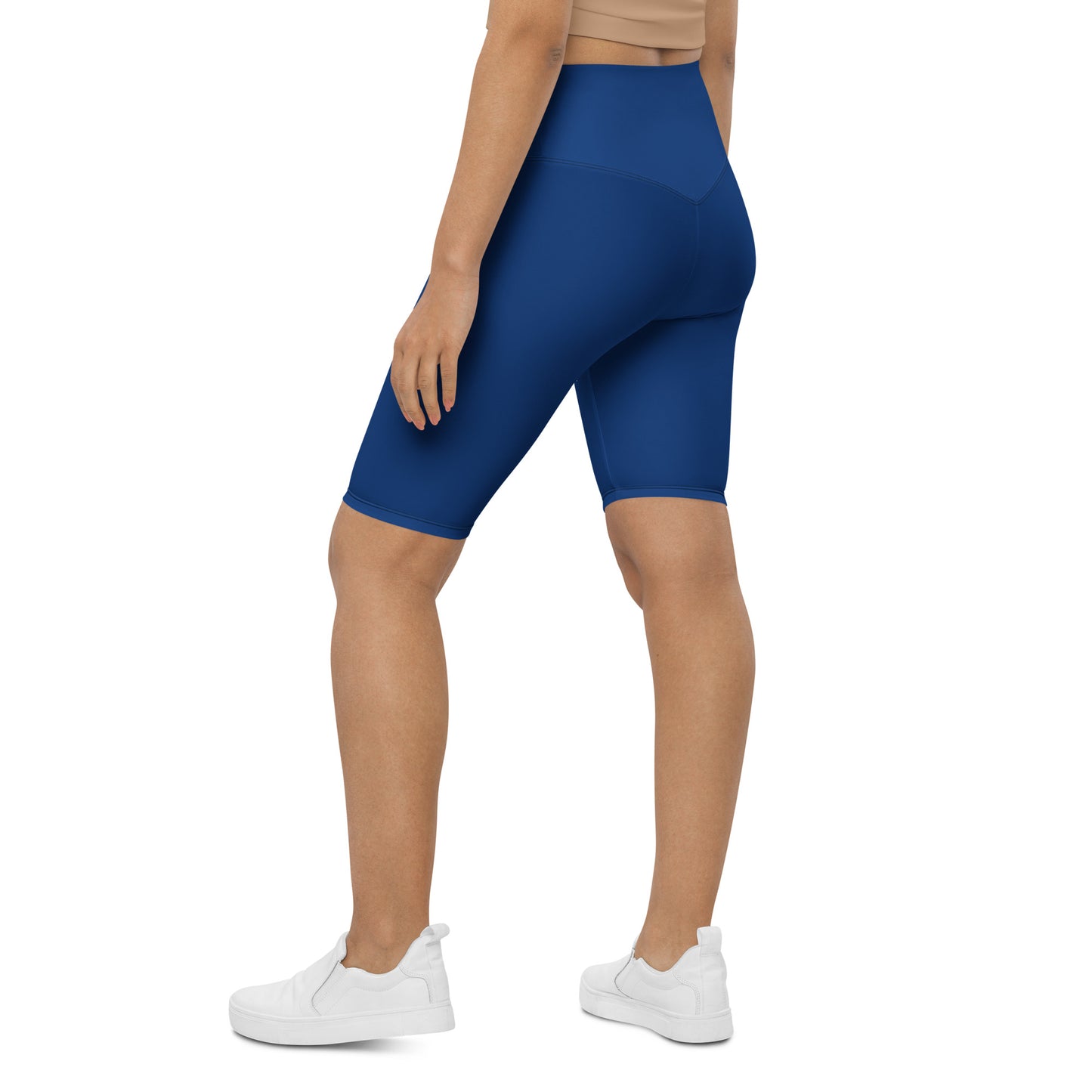 Royal Blue High-Rise Biker Shorts - Activewear Well