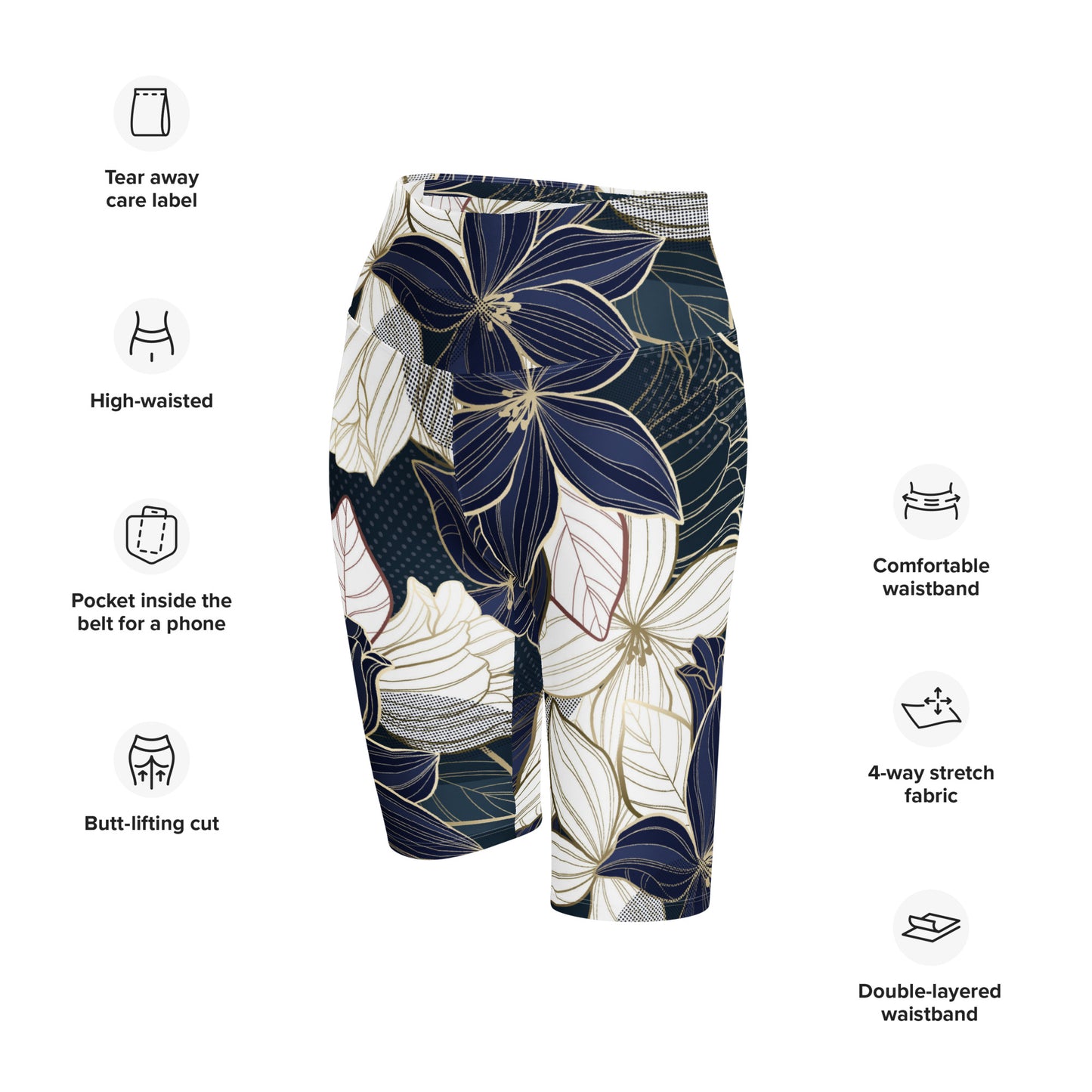 Charlene High-Rise Biker Shorts - Activewear Well