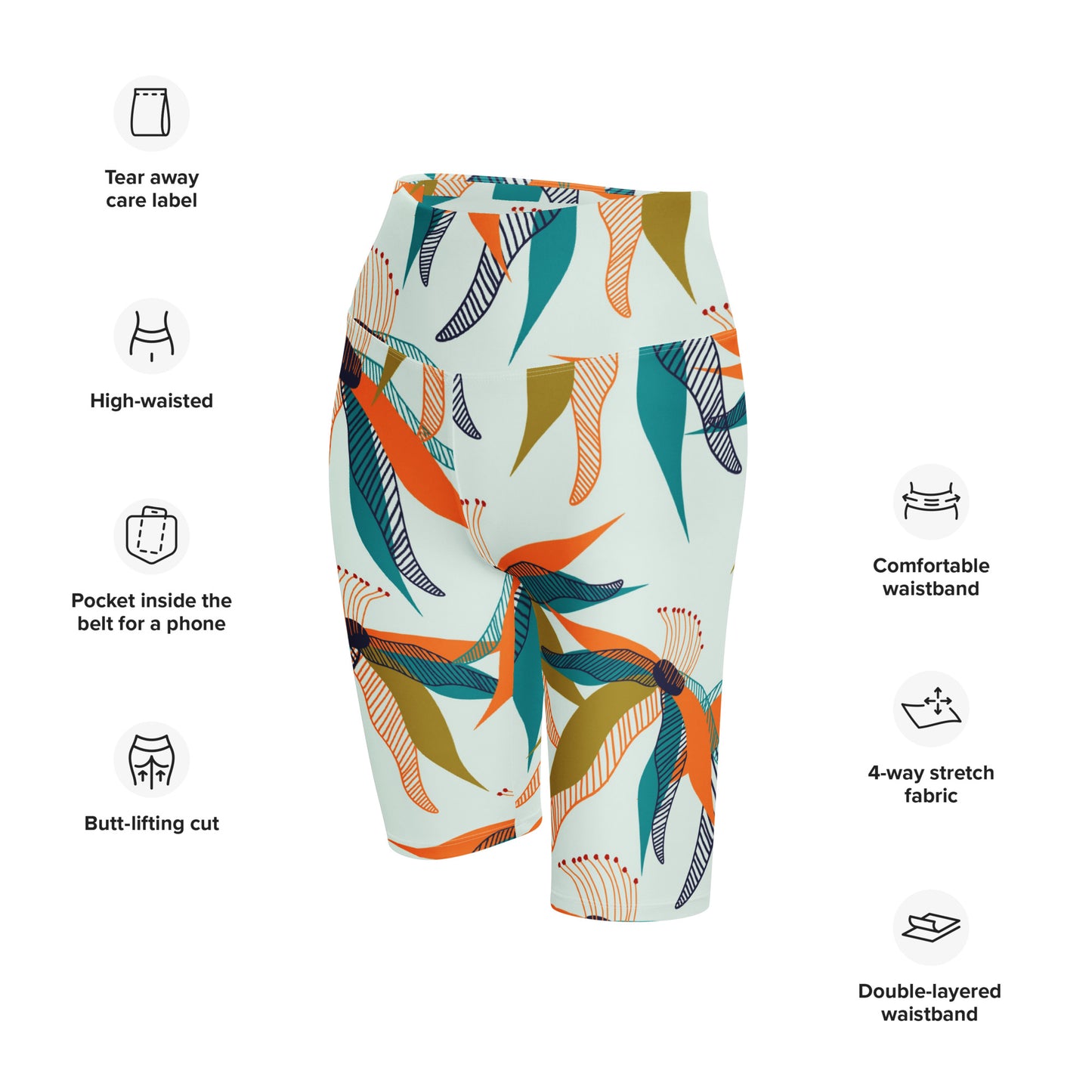 Destiny High-Rise Biker Shorts - Activewear Well