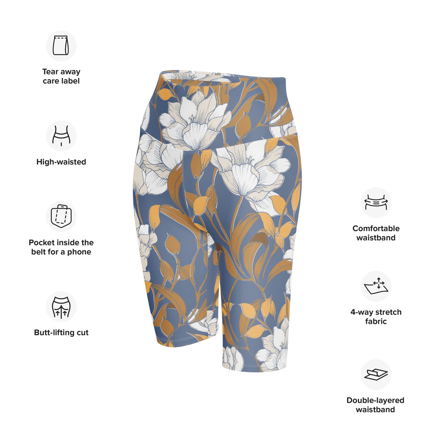 Kristen High-Rise Biker Shorts - Activewear Well