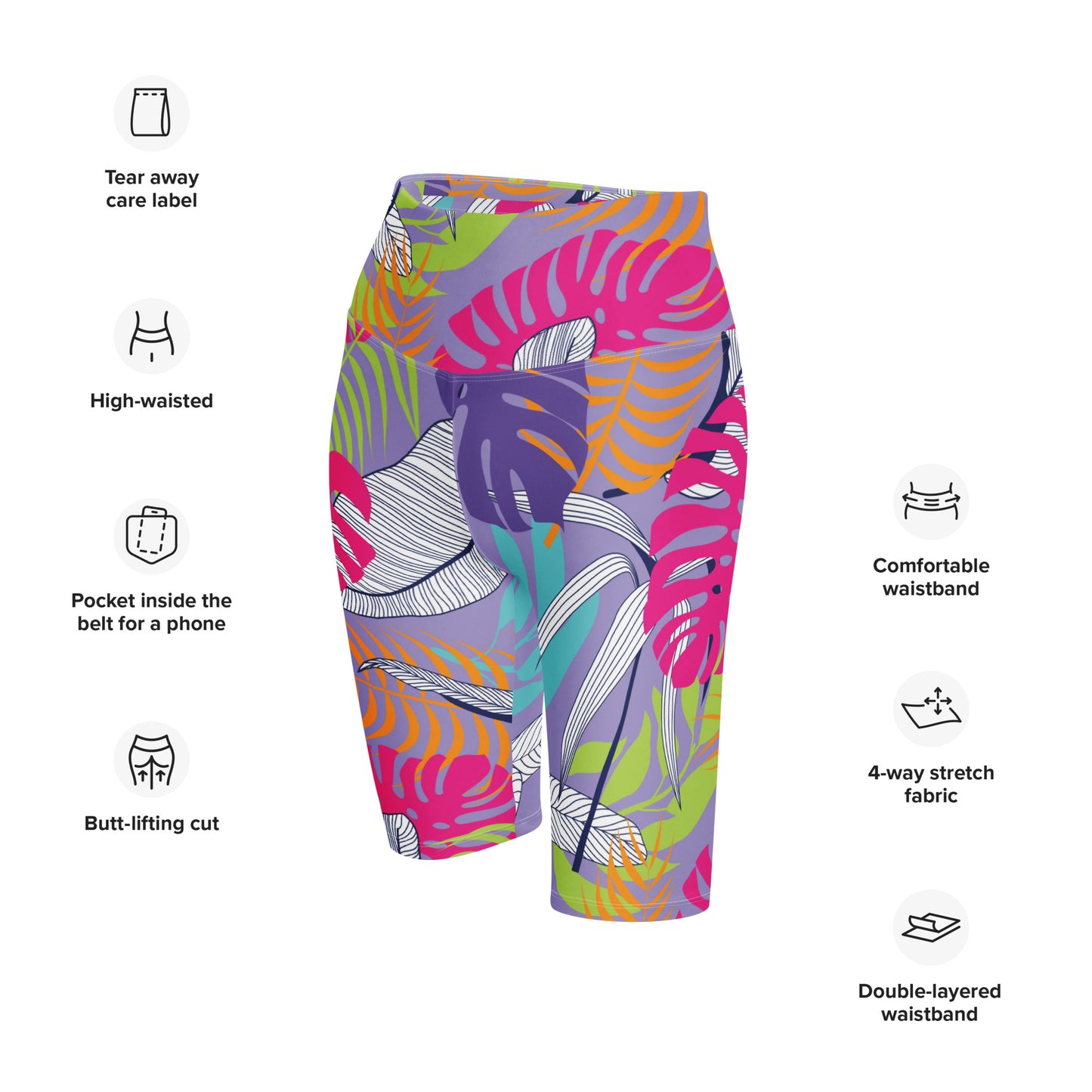 Zoe High-Rise Biker Shorts - Activewear Well