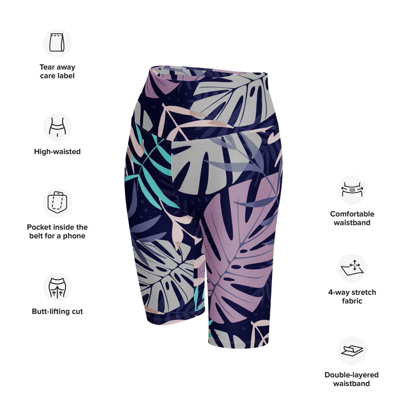 Sarah High-Rise Biker Shorts - Activewear Well