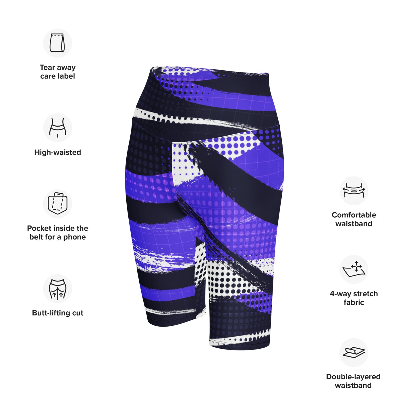 Claire High-Rise Biker Shorts - Activewear Well