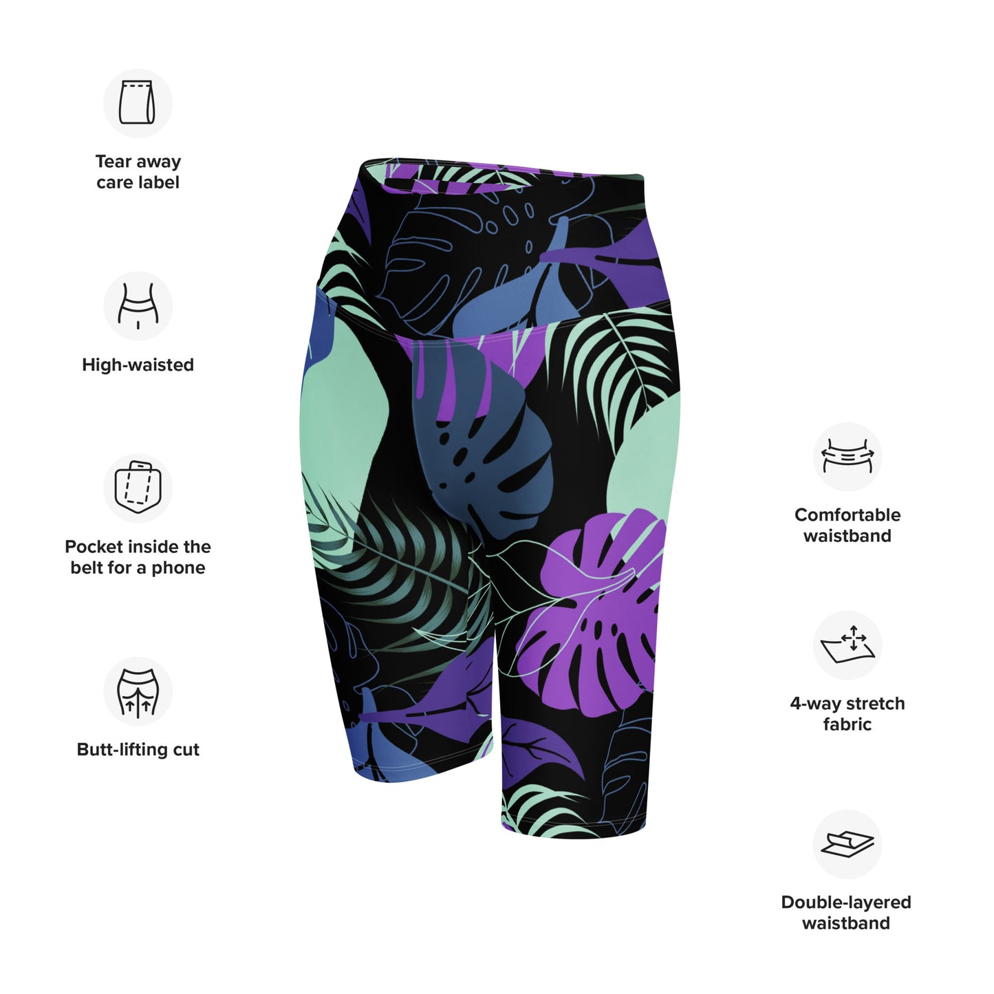 Olivia High-Rise Biker Shorts - Activewear Well
