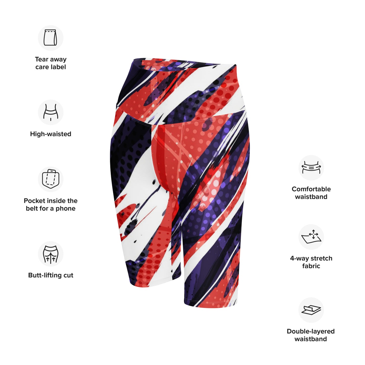 Meredith High-Rise Biker Shorts - Activewear Well