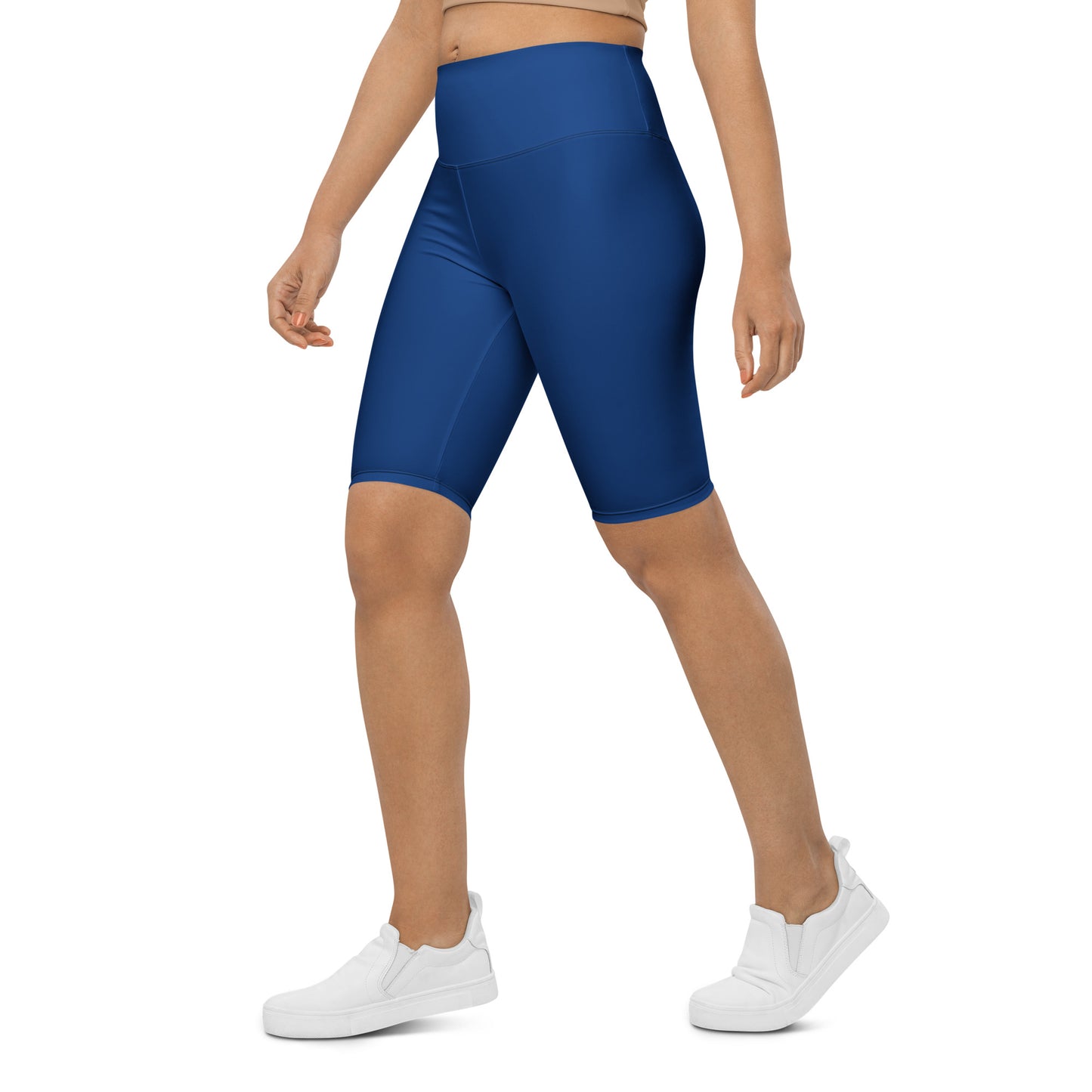 Royal Blue High-Rise Biker Shorts - Activewear Well