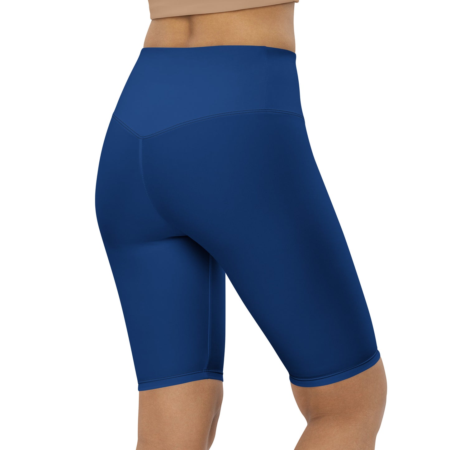Royal Blue High-Rise Biker Shorts - Activewear Well