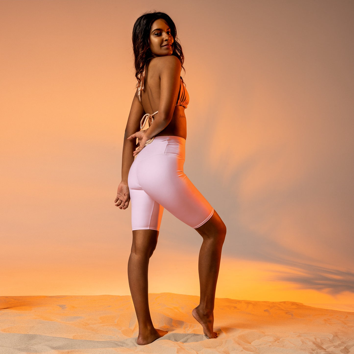 Lilac High-Rise Biker Short - Activewear Well