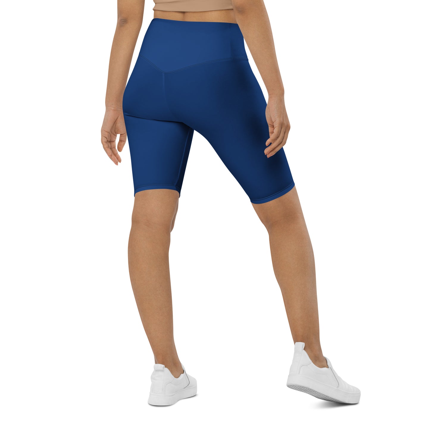 Royal Blue High-Rise Biker Shorts - Activewear Well