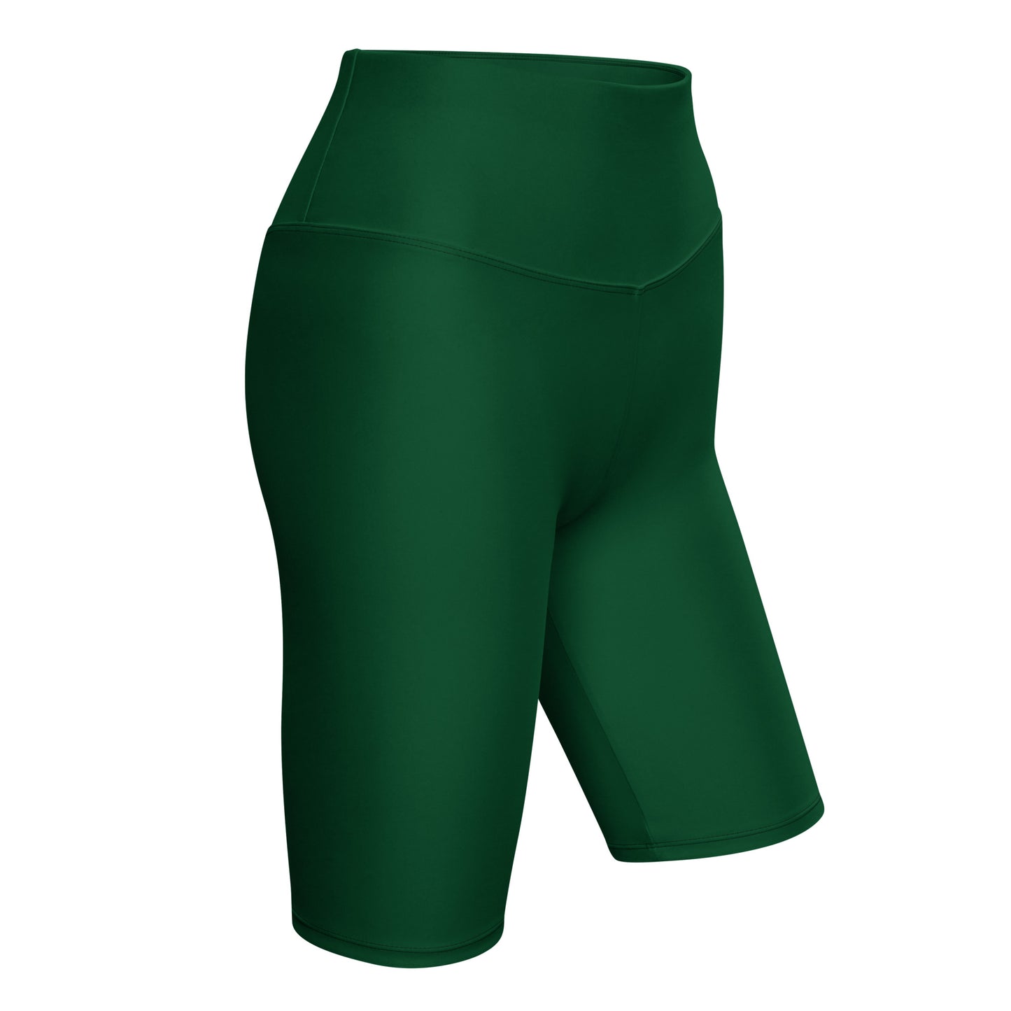 Forest Green High-Rise Biker Shorts - Activewear Well