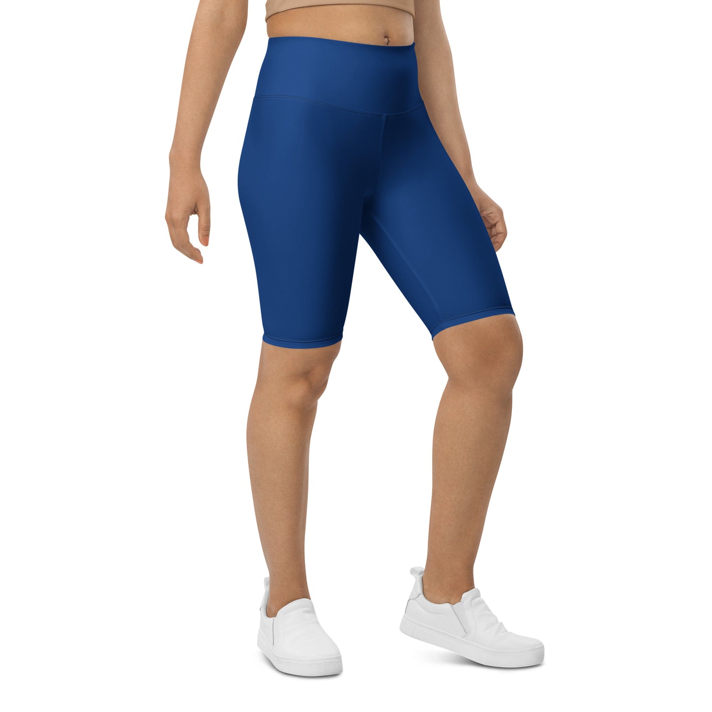 Royal Blue High-Rise Biker Shorts - Activewear Well