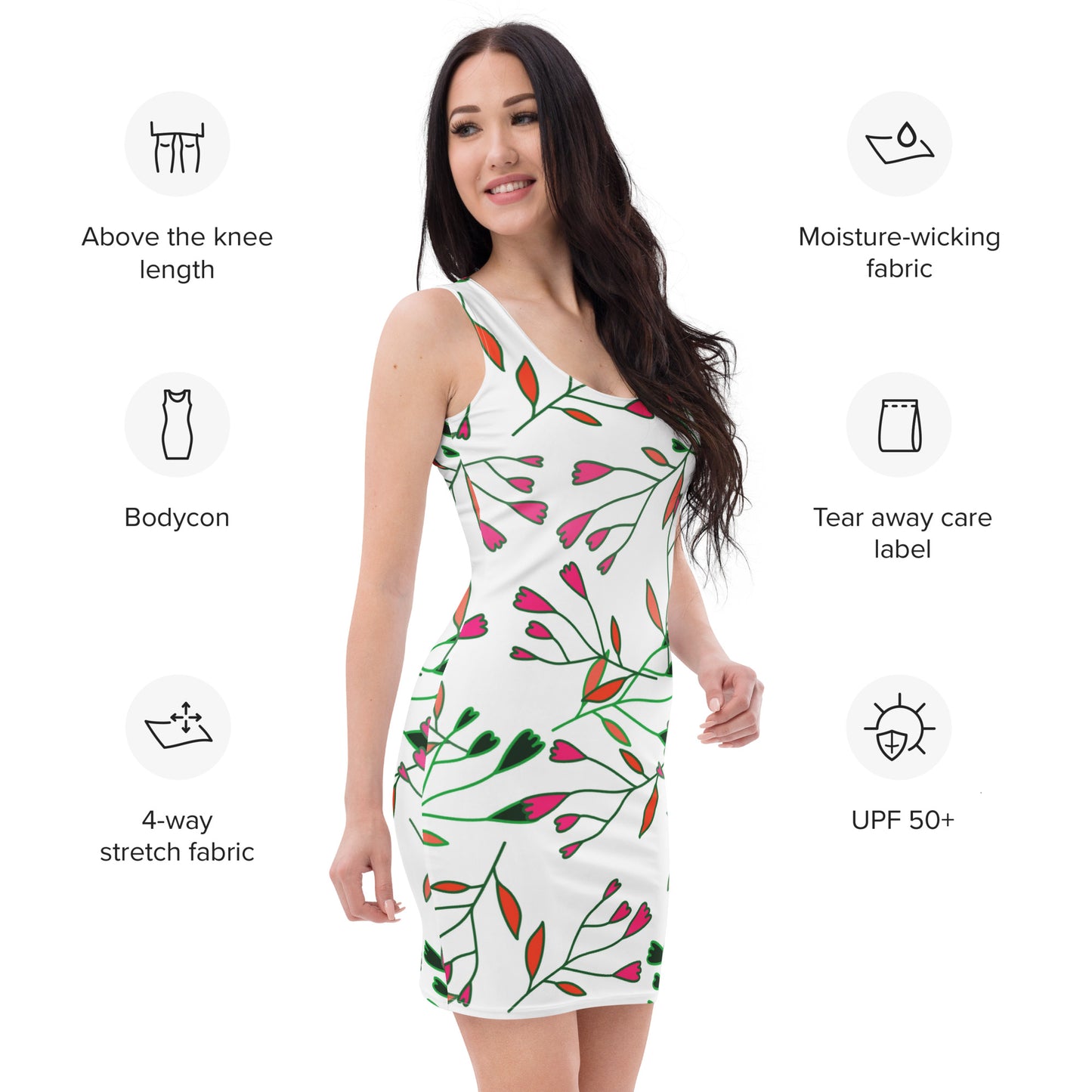Joyce Bodycon Dress - Activewear Well