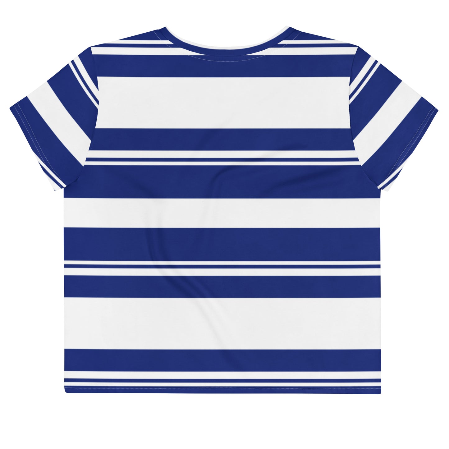 Women's Striped Crop Tee - Activewear Well