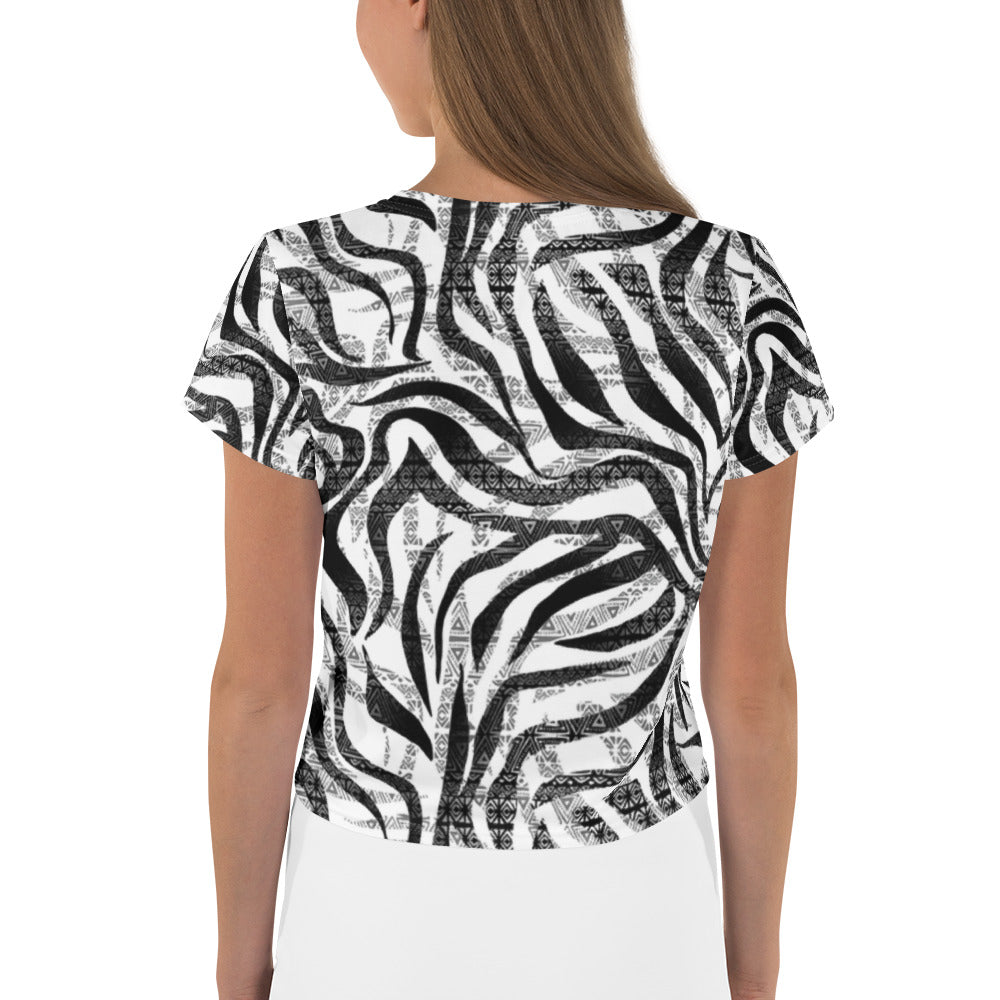 Tiffany Crop Tee - Activewear Well