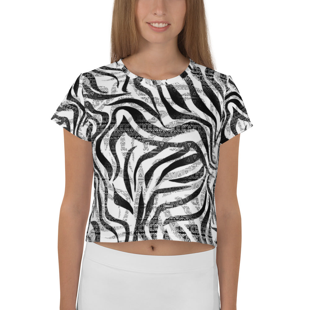 Tiffany Crop Tee - Activewear Well