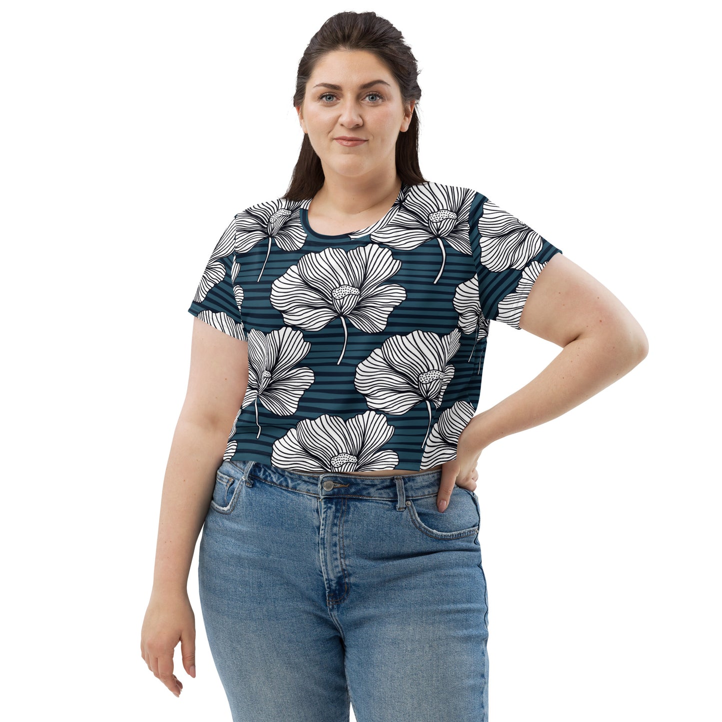 Amelia Crop Tee - Activewear Well