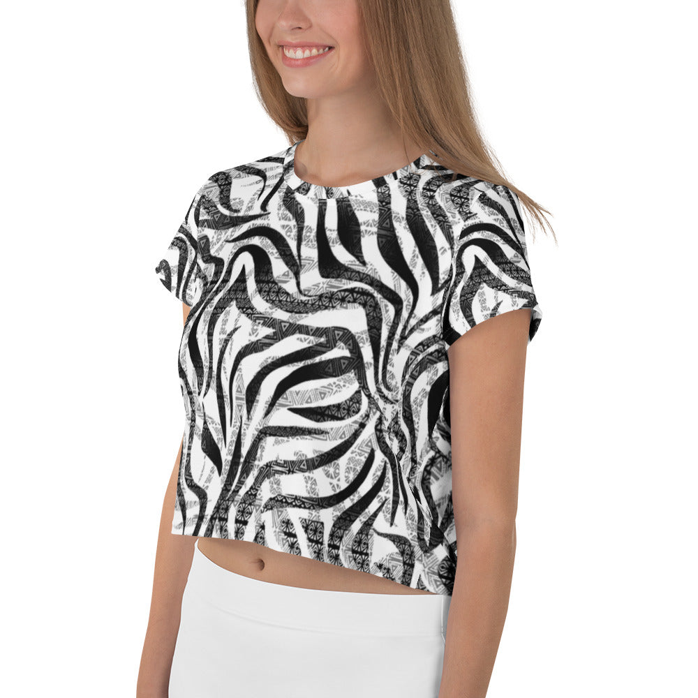 Tiffany Crop Tee - Activewear Well