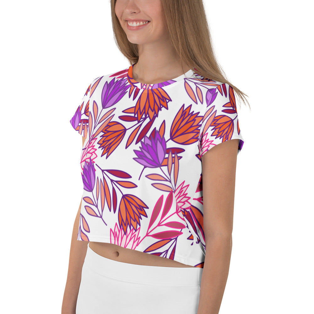Sharon Crop Tee - Activewear Well
