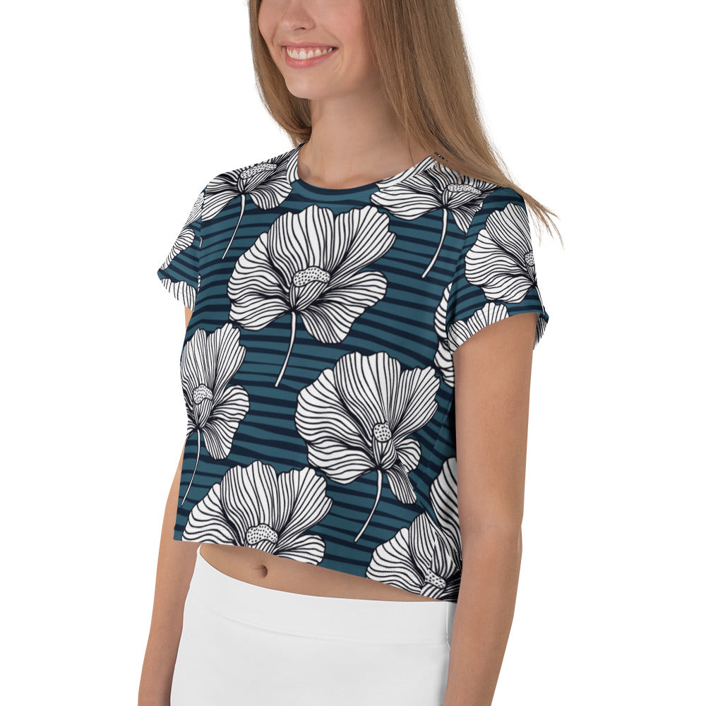 Amelia Crop Tee - Activewear Well