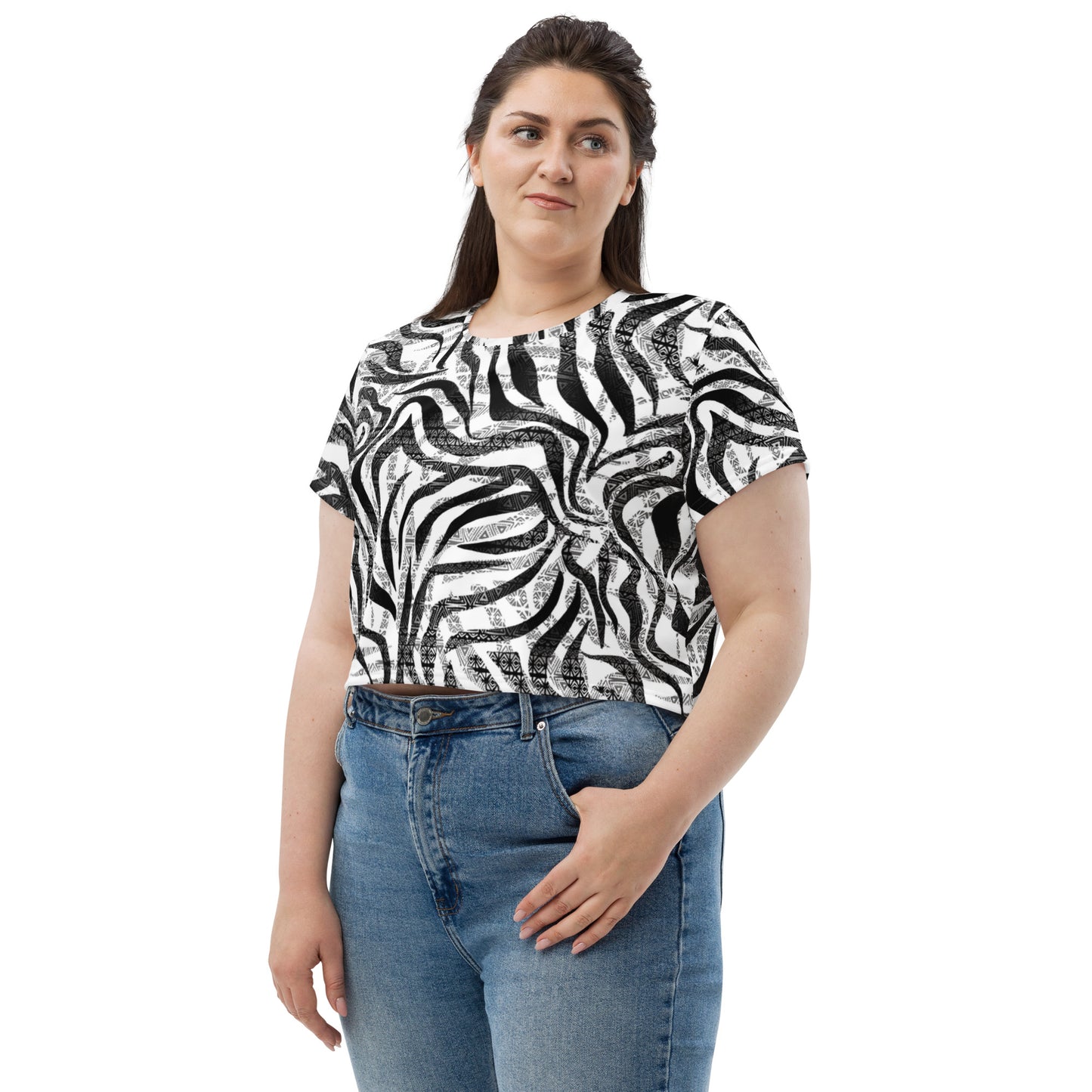 Tiffany Crop Tee - Activewear Well