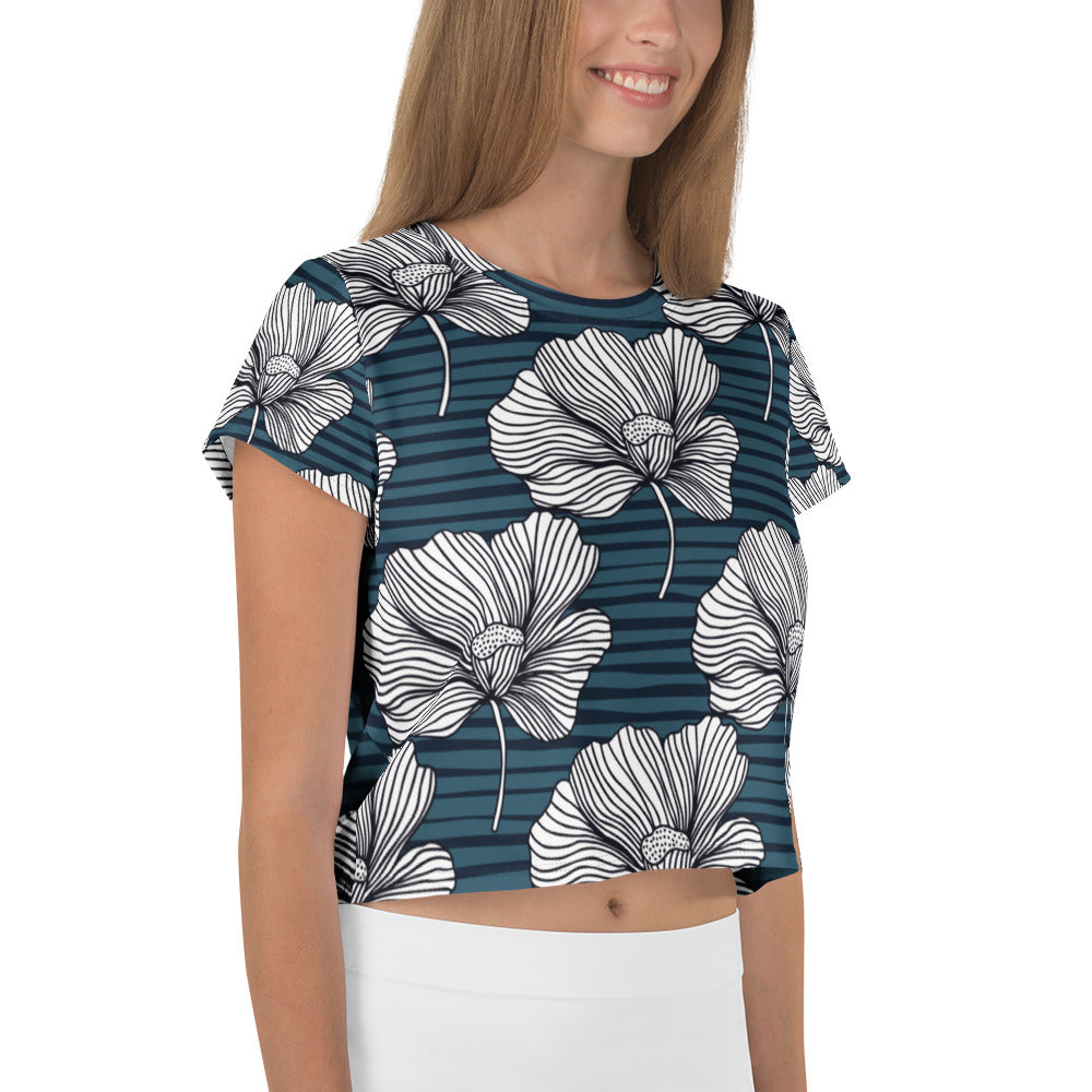 Amelia Crop Tee - Activewear Well