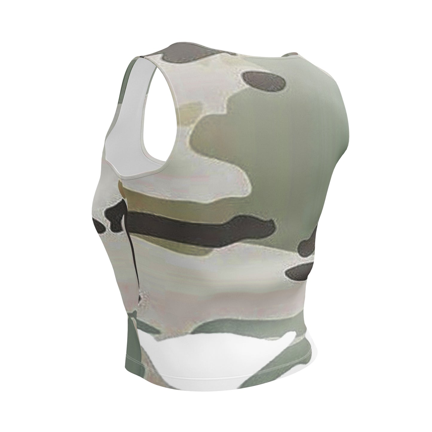 Desert Camo Crop Top - Activewear Well
