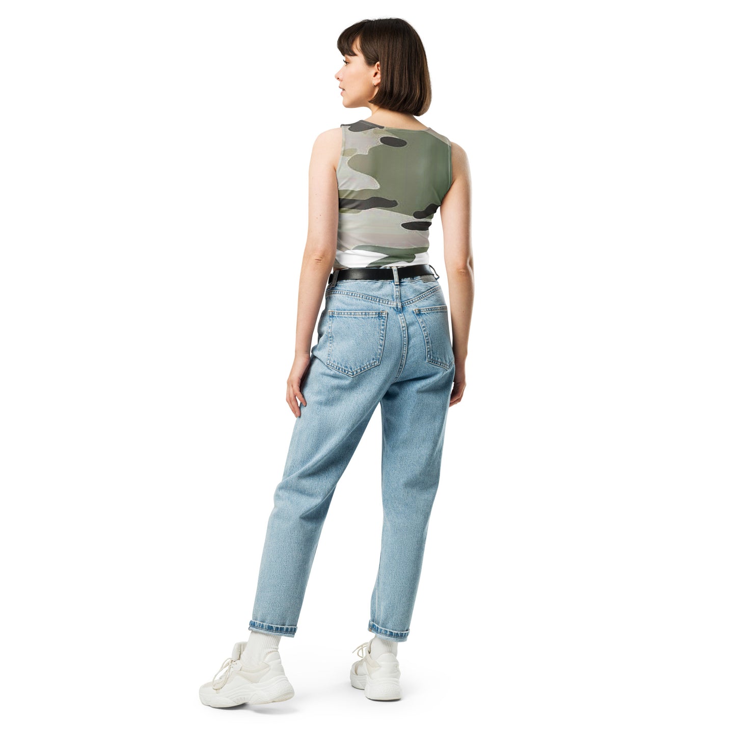 Desert Camo Crop Top - Activewear Well