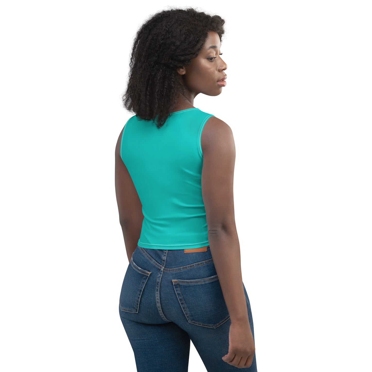 Turquoise Crop Top - Activewear Well