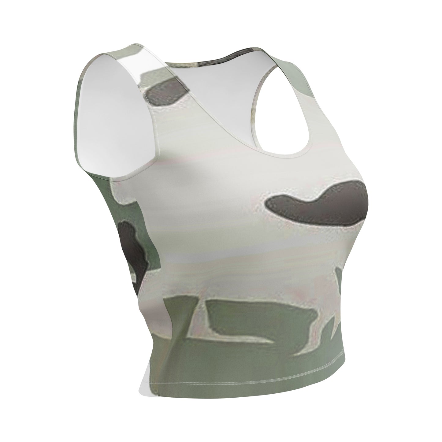 Desert Camo Crop Top - Activewear Well