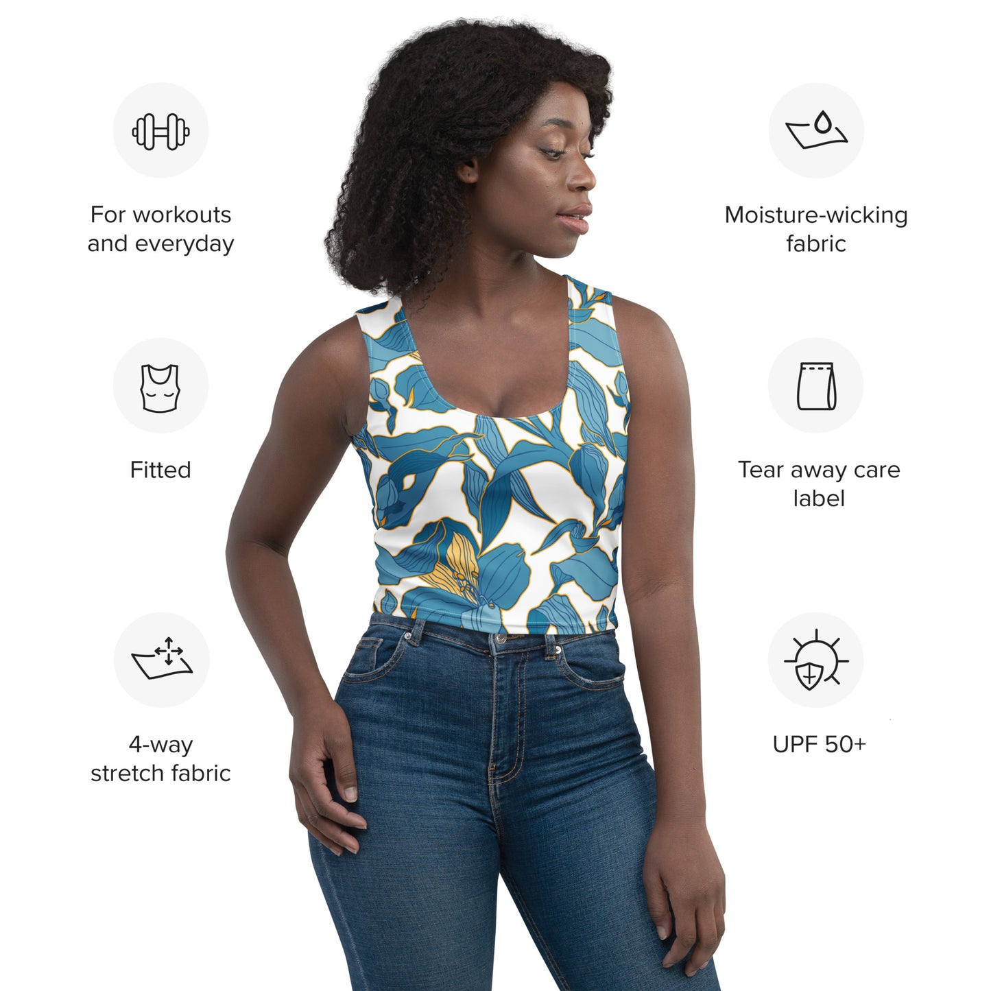 Allison Crop Top - Activewear Well