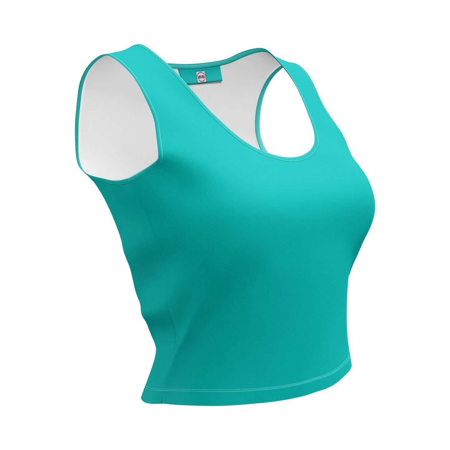 Turquoise Crop Top - Activewear Well