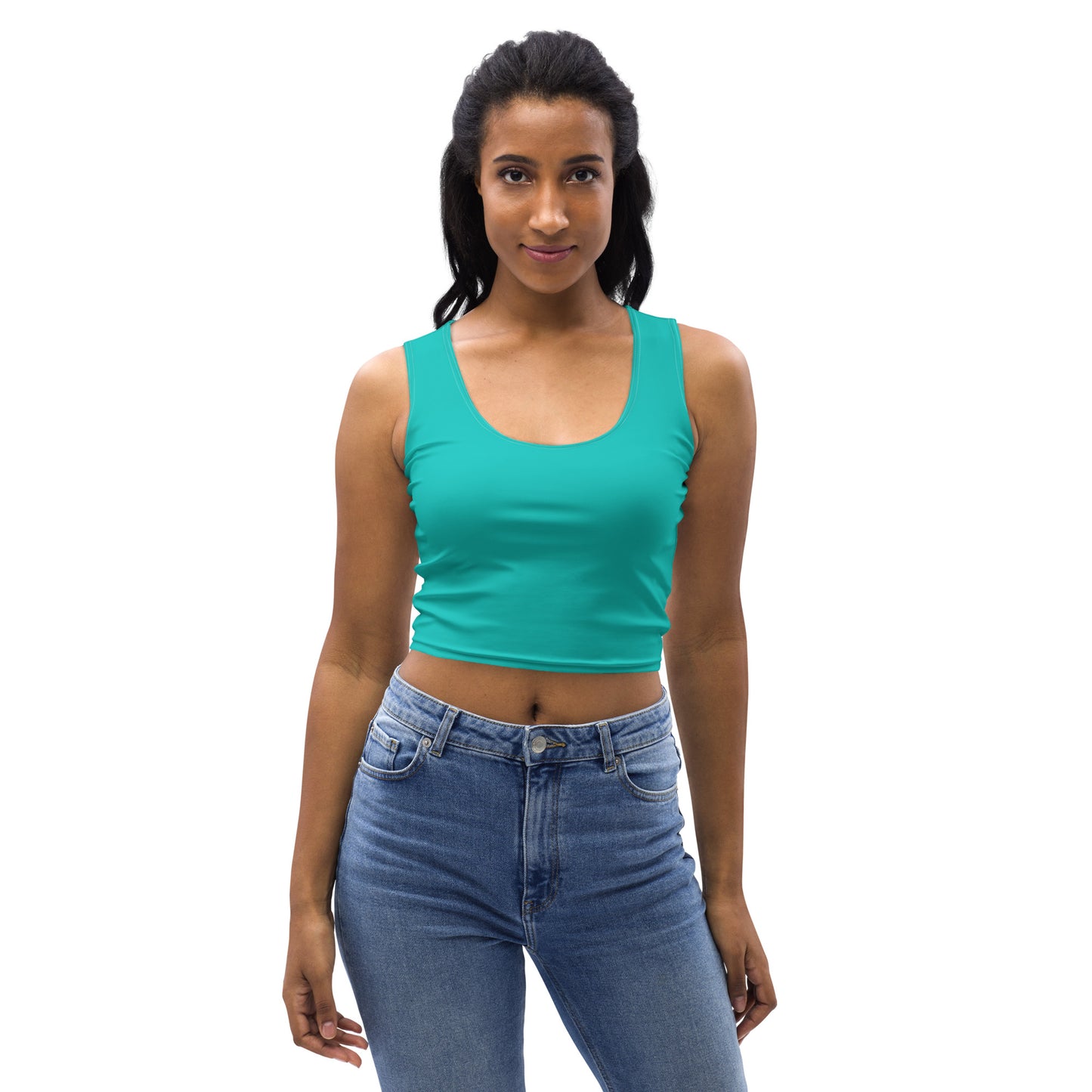 Turquoise Crop Top - Activewear Well