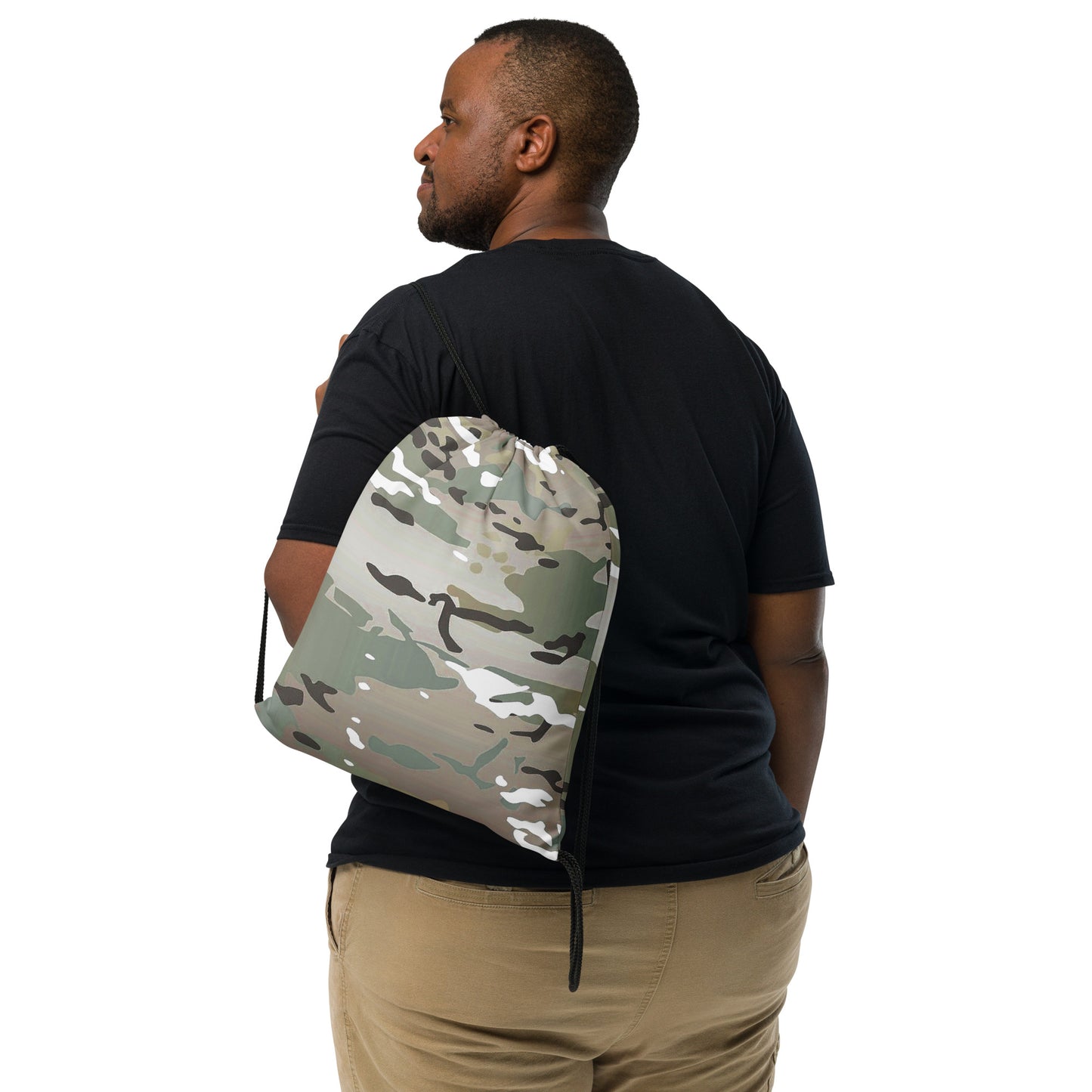 Desert Camo Drawstring Bag - Activewear Well