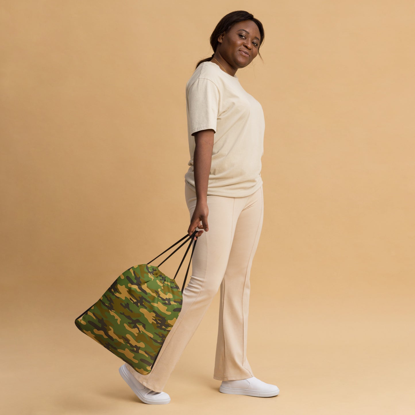 Camo Drawstring Bag - Activewear Well