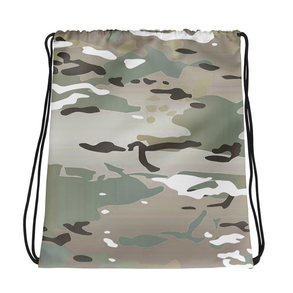 Desert Camo Drawstring Bag - Activewear Well