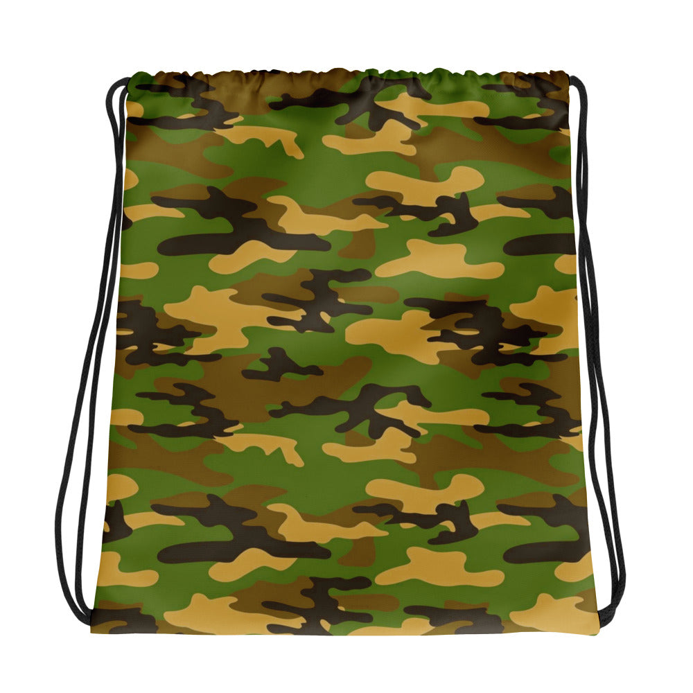 Camo Drawstring Bag - Activewear Well