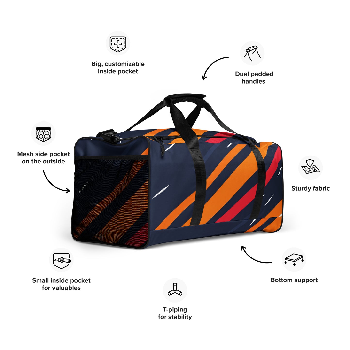 Black Speed Duffle bag - Activewear Well