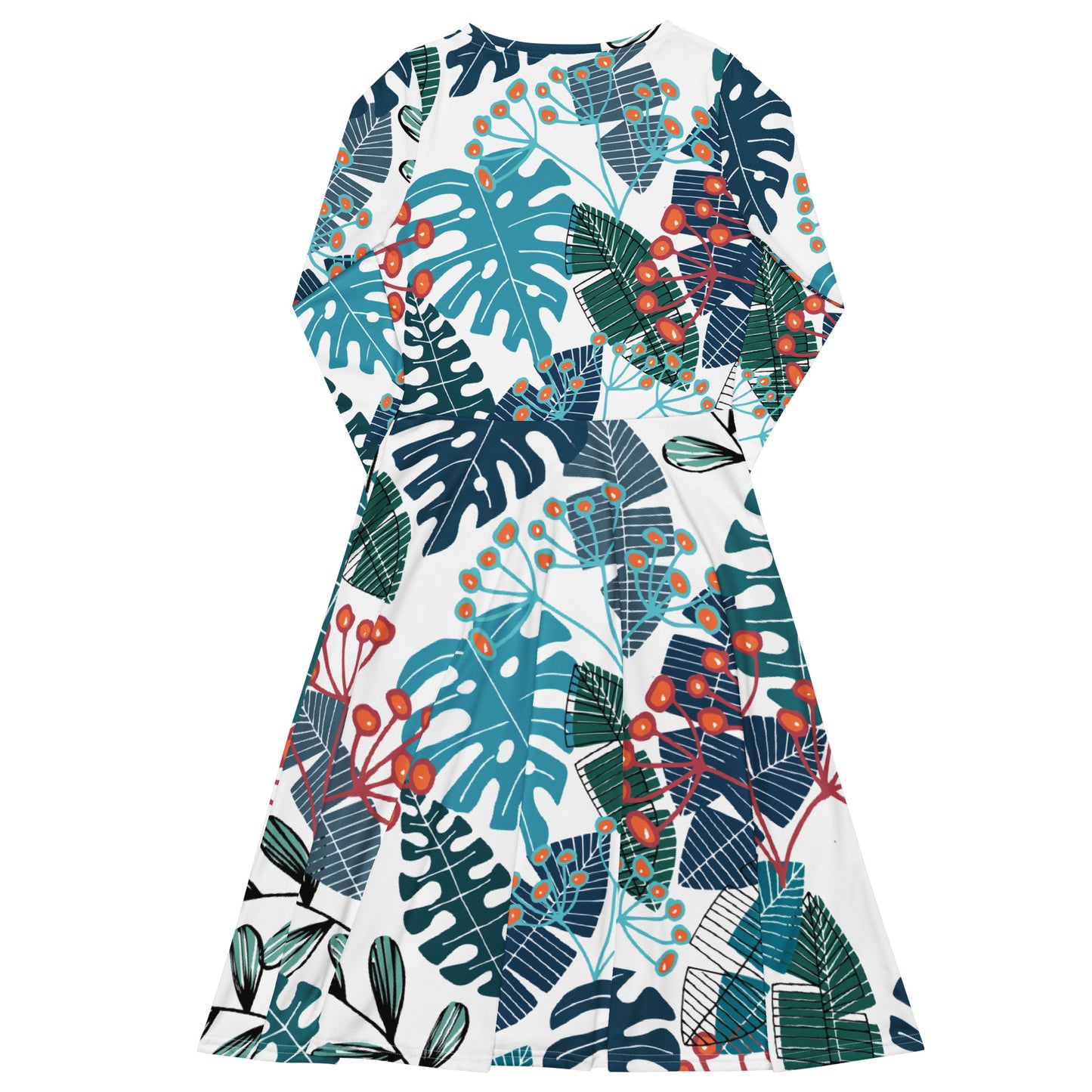 Abby Long Sleeve Midi Dress - Activewear Well