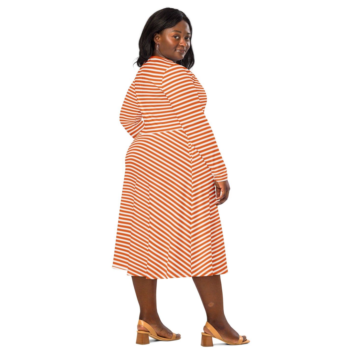 Jenna Long Sleeve Midi Dress - Activewear Well