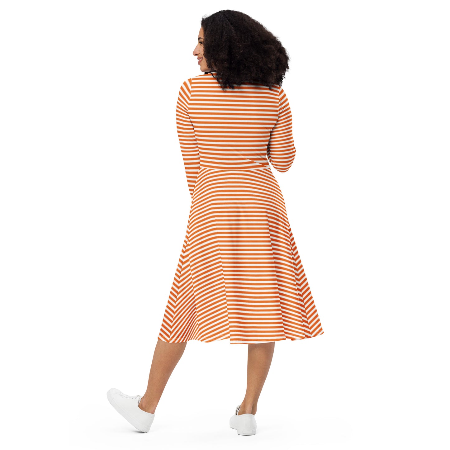 Jenna Long Sleeve Midi Dress - Activewear Well